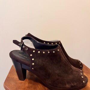 Aerosoles Brown Studded Women's Heels